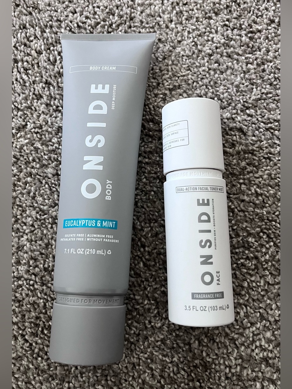 Bundle of Onside Body Lotion & Facial Toner Mist